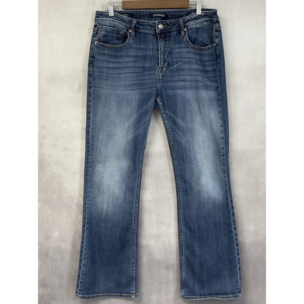 Vigoss Jagger Boot Cut Jeans Womens Size‎ 33 Stretch Minimalist Indie Western